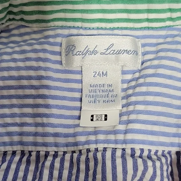 Ralph Lauren Striped Multicolor Kids Dress - Picture 3 of 6